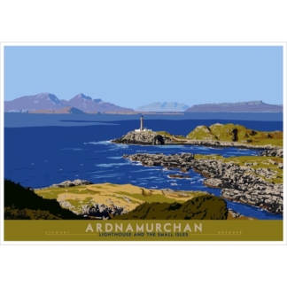 Image of Ardnamurchan: Lighthouse and Small Isles by Stewart Bremner